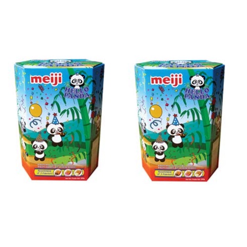 Bánh hỗn hợp hiệu Meiji Hello Panda - hộp 260gr